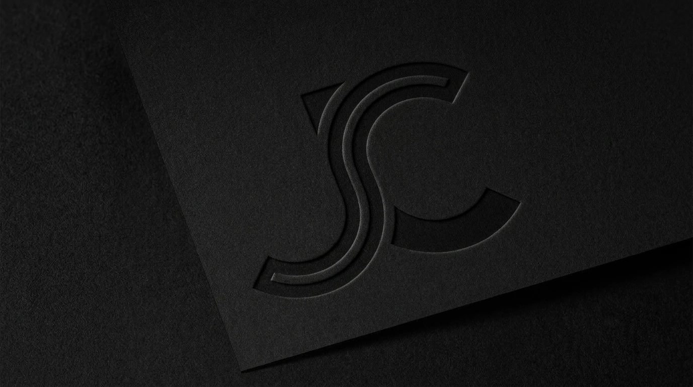 JCENC 로고 엠보싱 적용 예시
